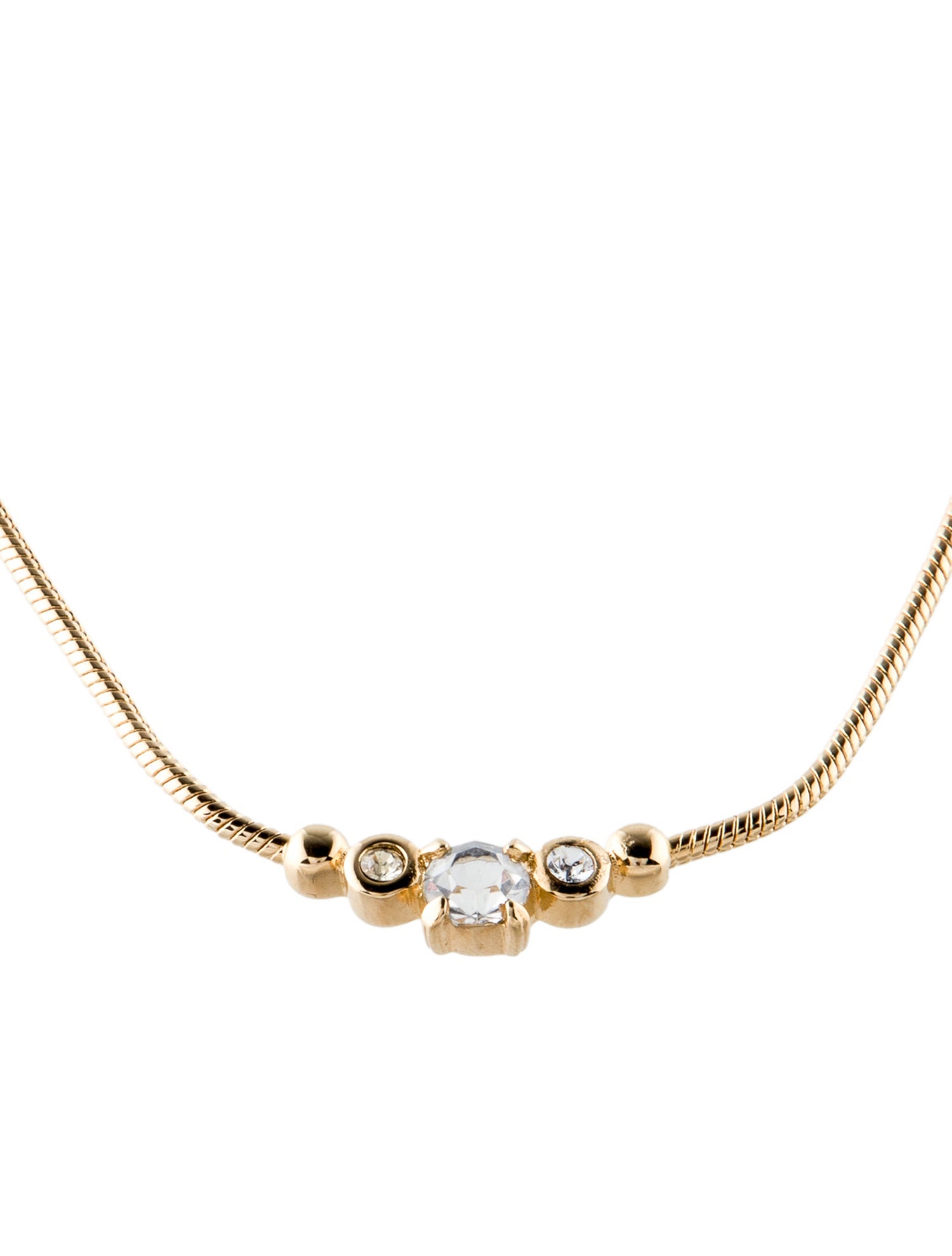 Christian Dior Vintage Crystal Collar Necklace